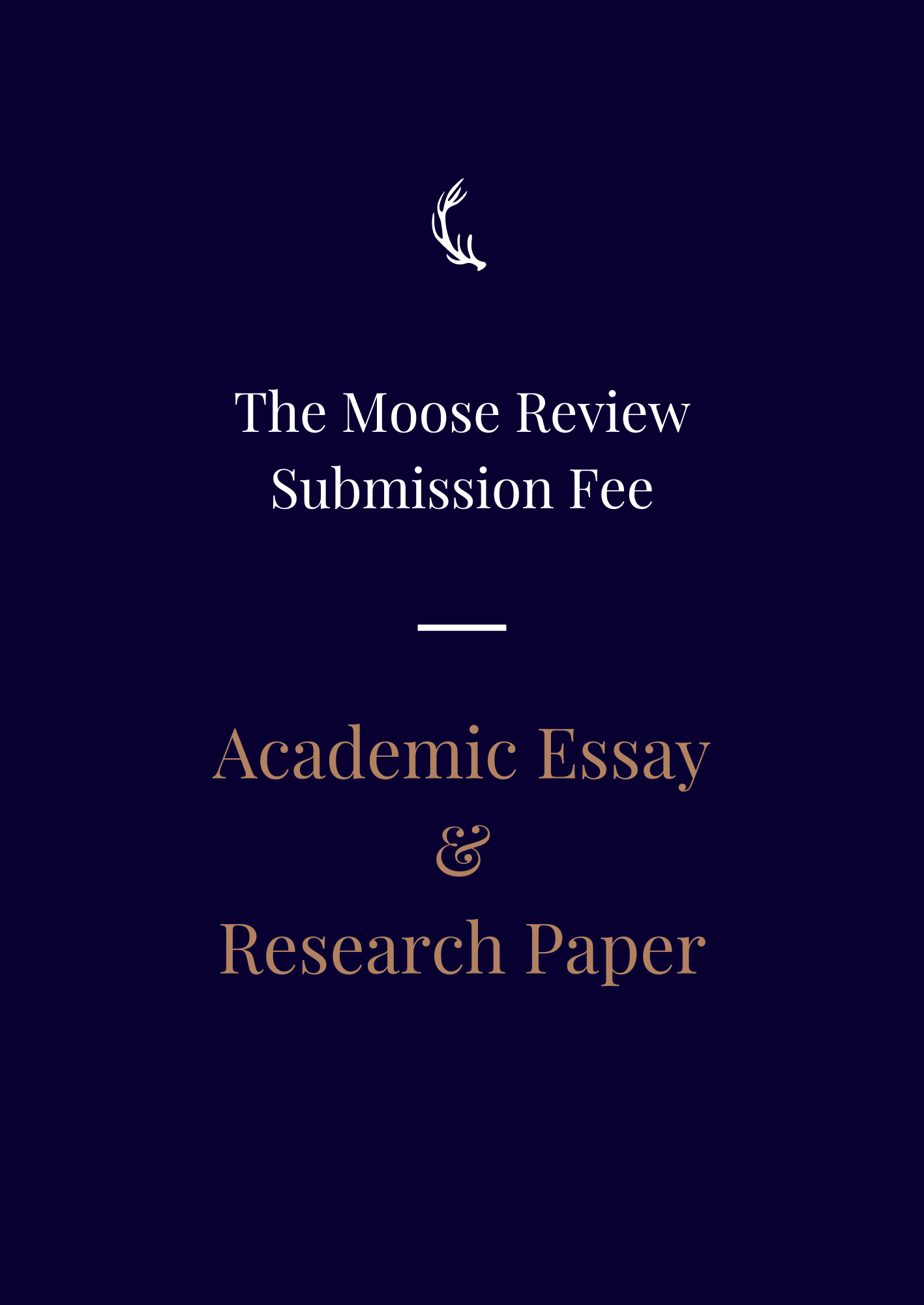 Academic Essay & Research Paper Submission Fee
